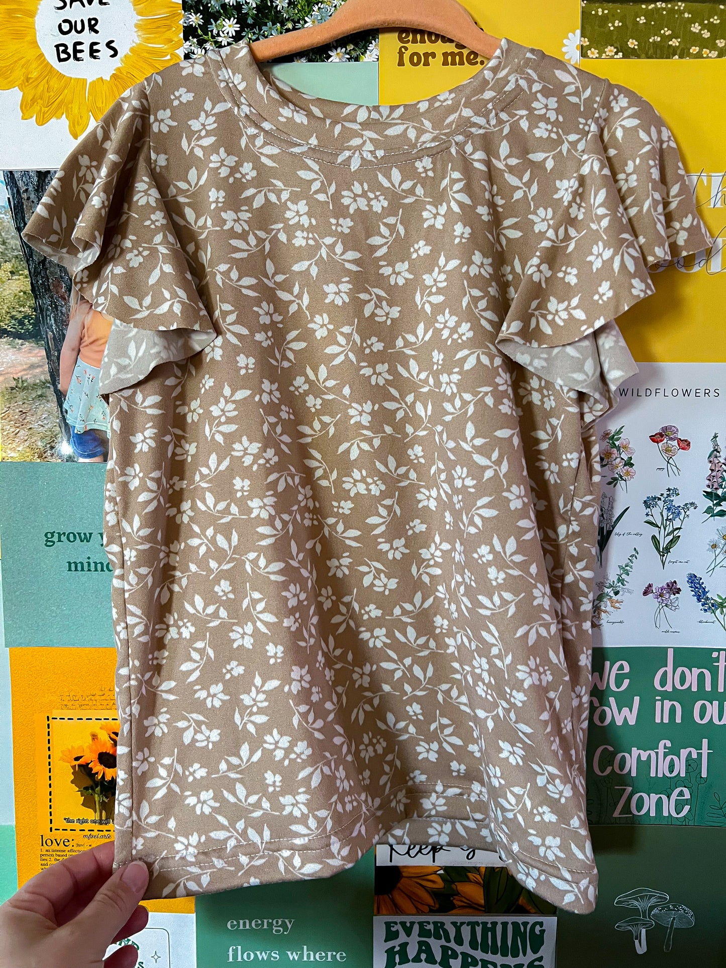 Floral Flutter Tee