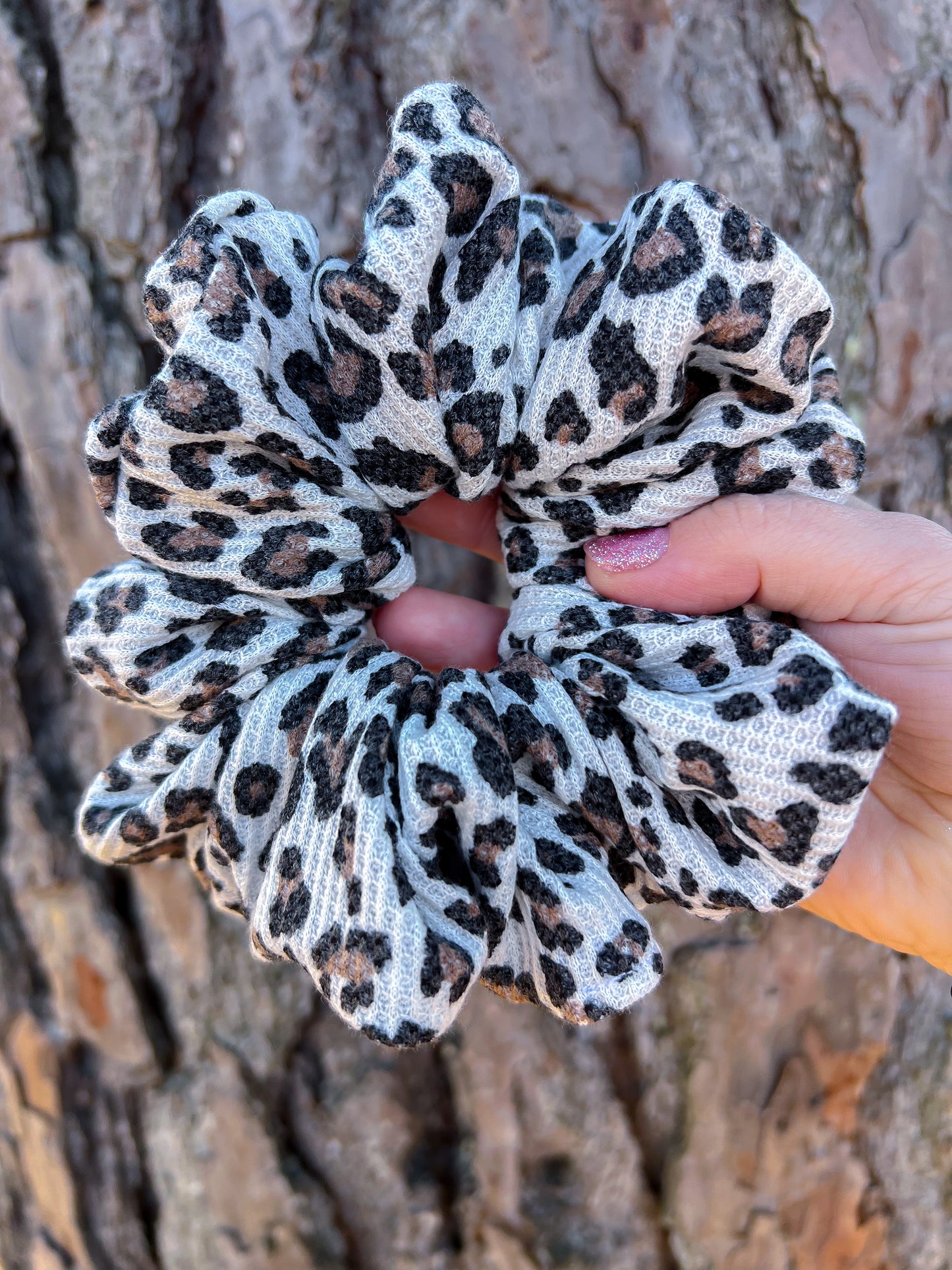 Leopard Scrunchie