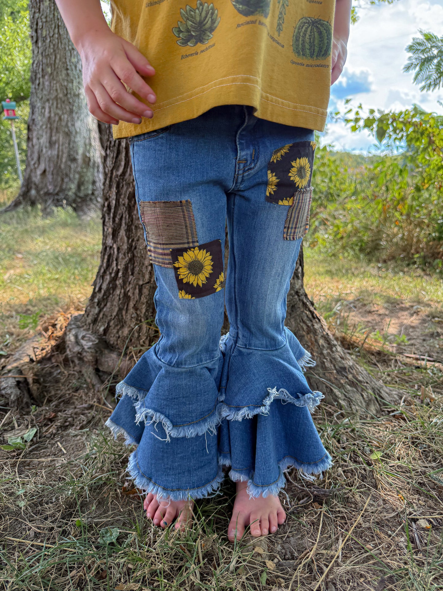 Sunflower Fields Double Bellbottoms