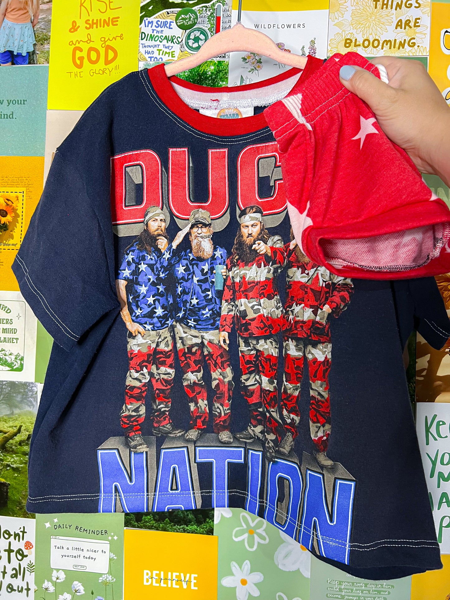Duck Nation Tee/Shortie Set
