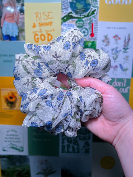 Cornflower Scrunchie