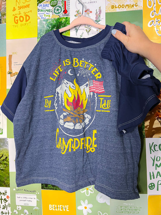 Better Round the Campfire Tee/Shortie Set